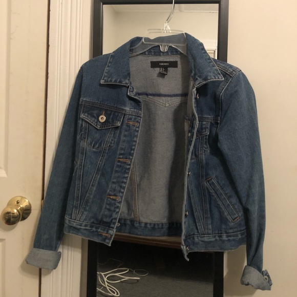 Forever 21 Jackets & Blazers - Small Forever 21 Blue Jean Jacket